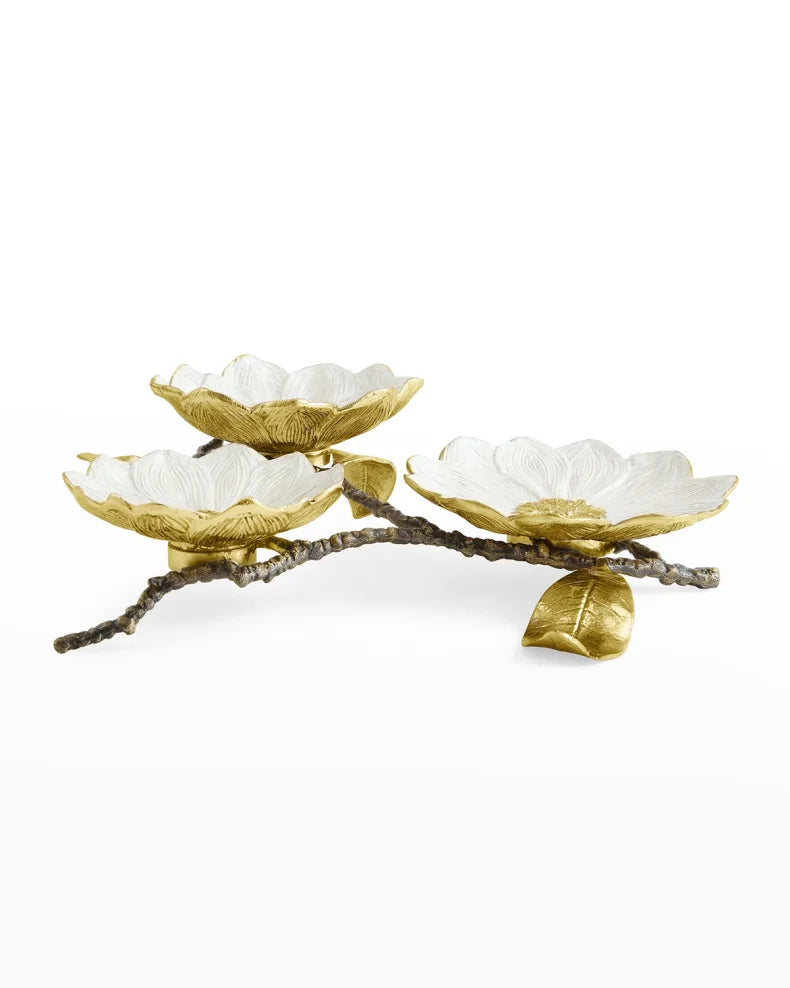 Michael Aram Vintage Bloom Triple Dish