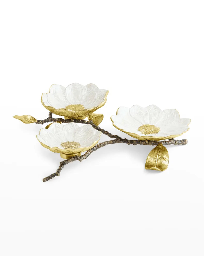 Michael Aram Vintage Bloom Triple Dish