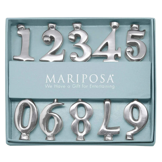 Mariposa Number Candle Holder Set