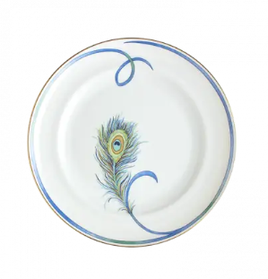 Mottahedeh Peacock Bread Plate