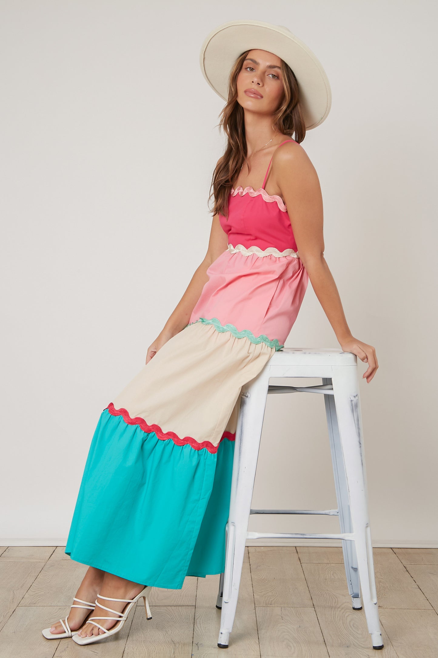 Pastel Sunshine Maxi Dress