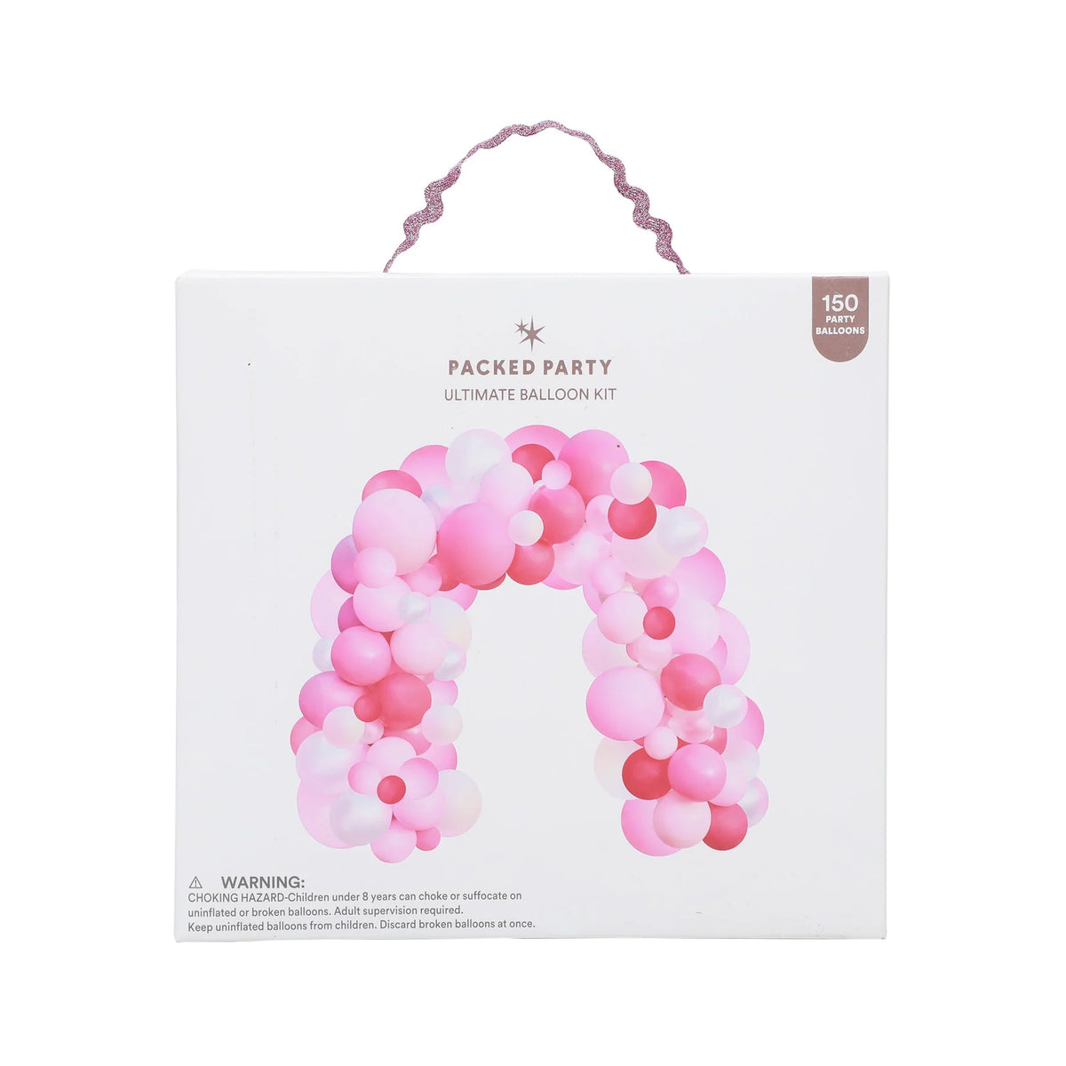 Packed Party Pink Balloon Garland Kit (150 ct)
