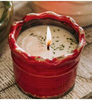 The Porch Swan Creek Candle Company Ruffled Pottery Roasted Expresso