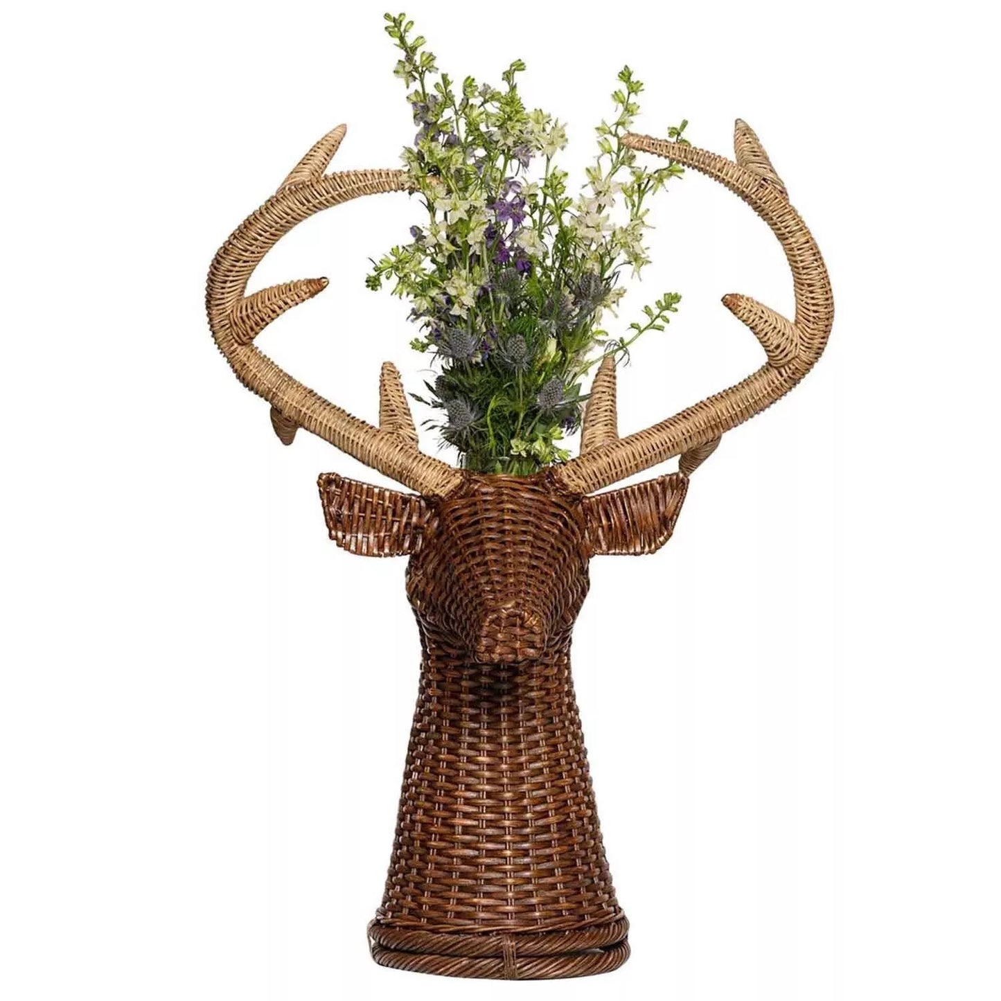 Juliska Willow Wicker Woven Stag Vase 31"