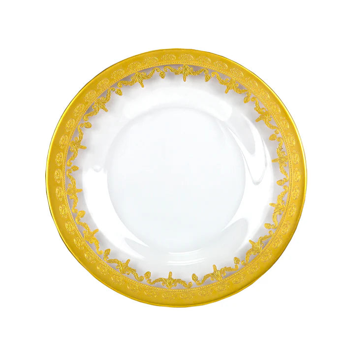 Arte Italica Vetro Gold Dinner Plate