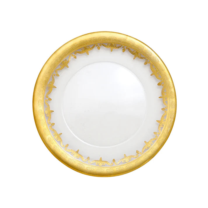 Arte Italica Vetro Gold Salad Plate