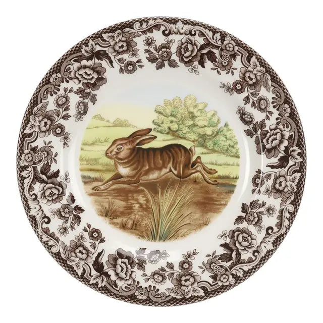 Spode Woodland Spode Woodland Salad Plate 8", Rabbit