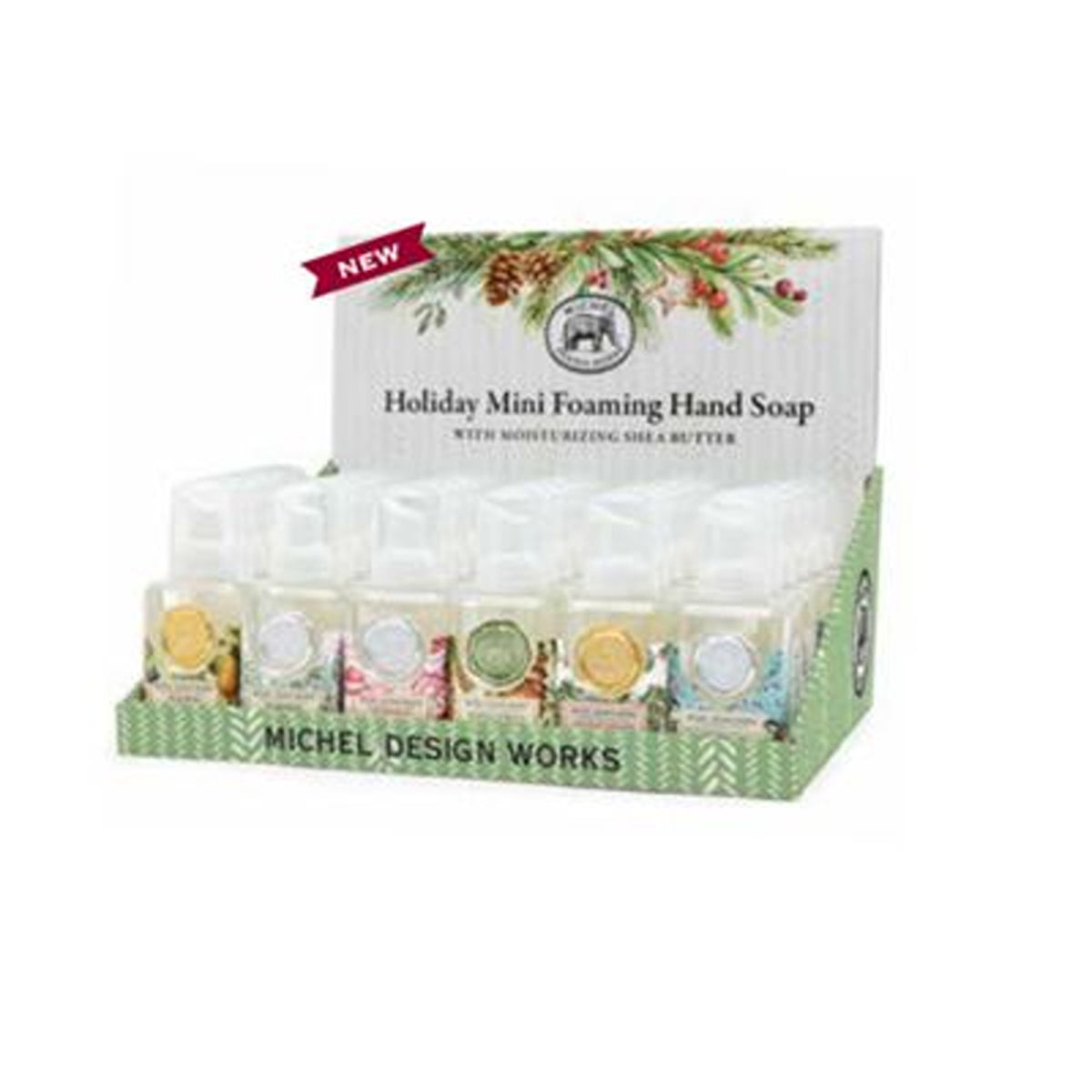 MDW Holiday Mini Foamer Display 36pc ppk.