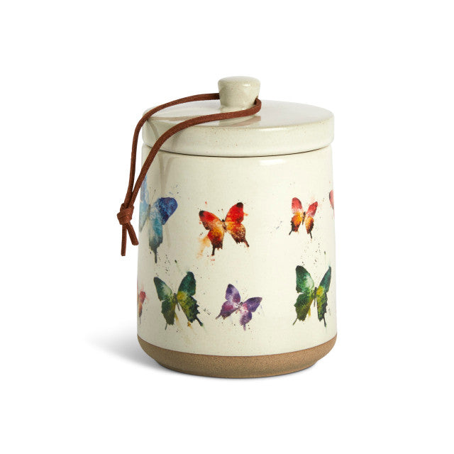 Demdaco Himalayan Citrus Butterfly Candle With Lid