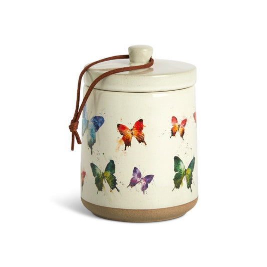 Demdaco Himalayan Citrus Butterfly Candle With Lid