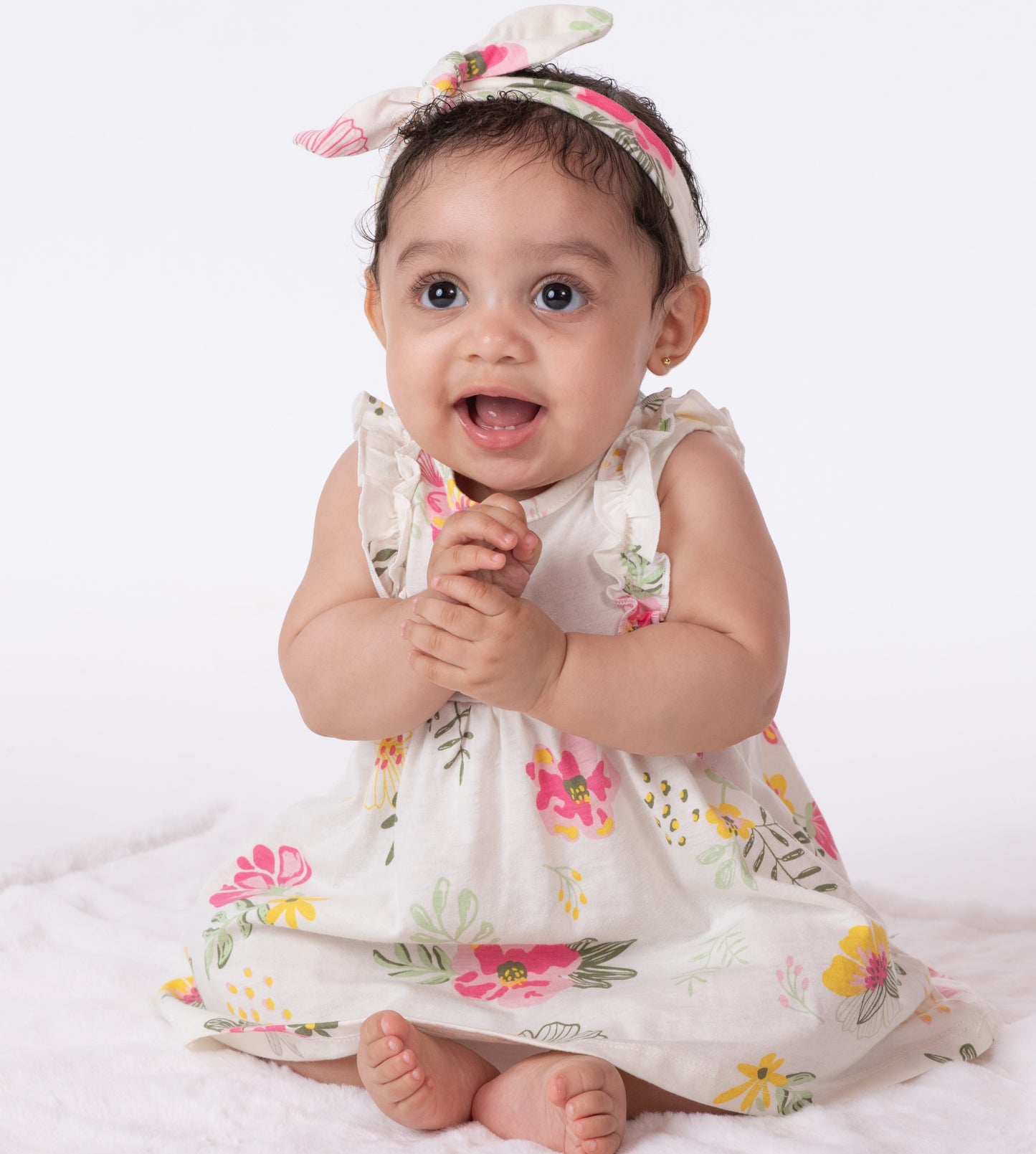 London Bridge Floral Sundress 3-Piece Set