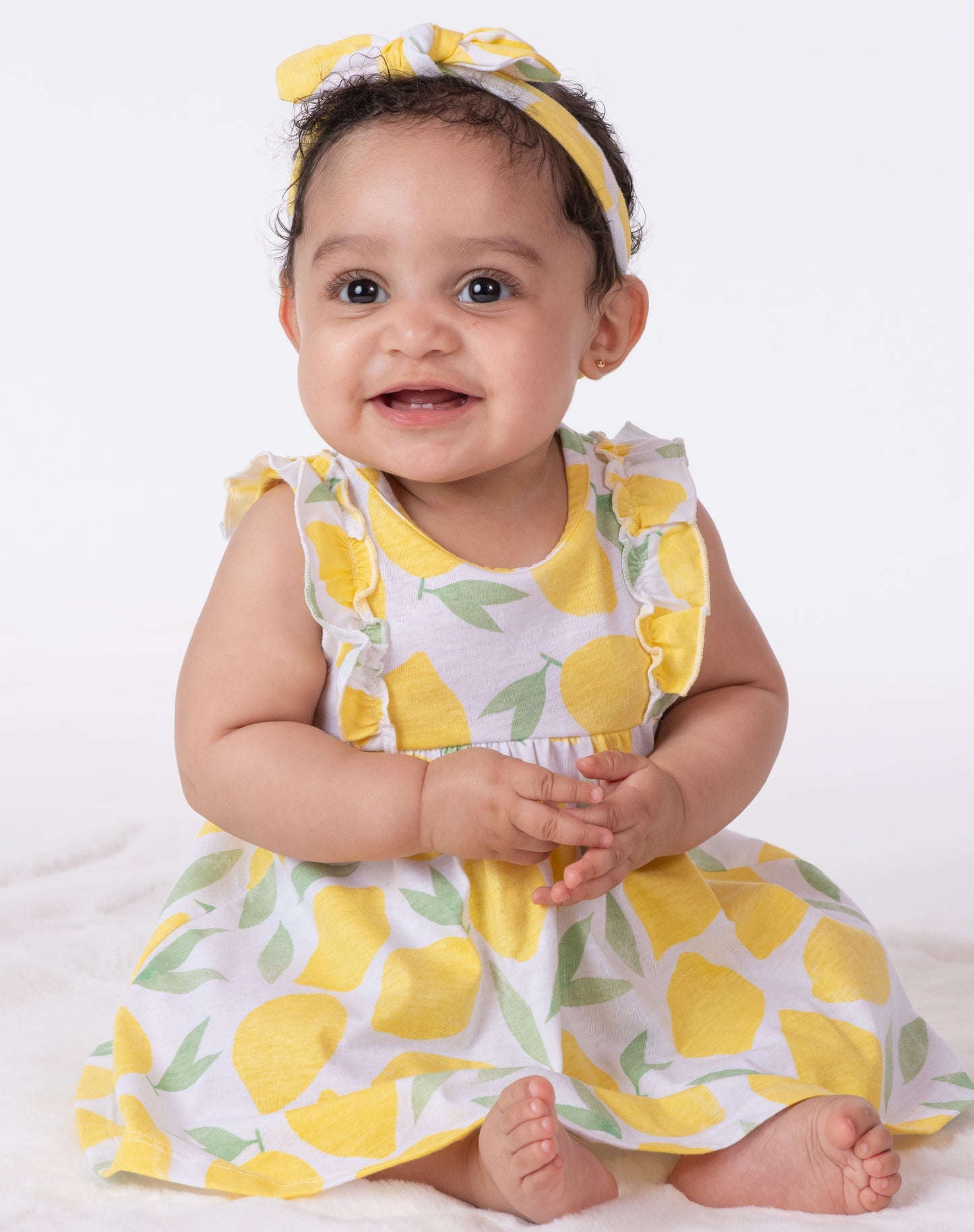 London Bridge Lemon Sundress 3-Piece Set