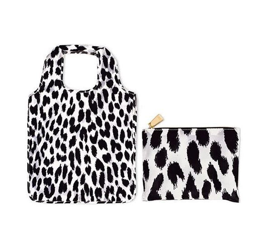 Kate Spade Reusable Shopping Tote with Zipper Storage Pouch