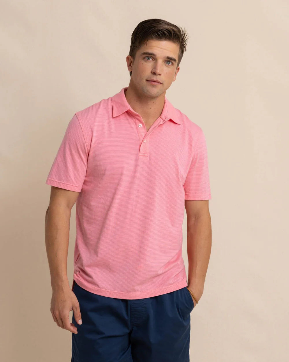 Southern Tide Seaport Davenport Striped Polo