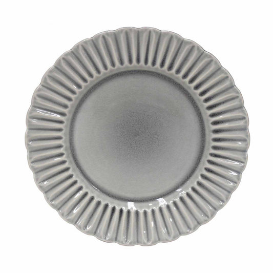 Costa Nova Cristal Grey Craquelee Dinner Plate