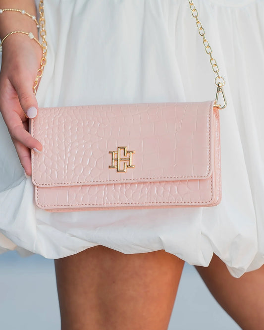 Caroline Hill Brynleigh Blush Clutch Crossbody