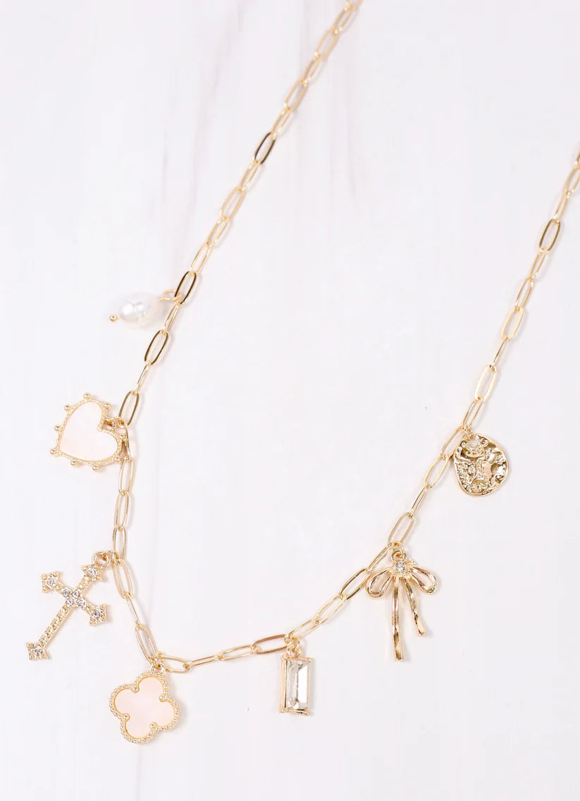 Caroline Hill Ginifer Charm Necklace