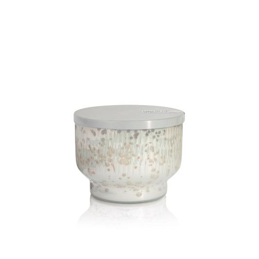 The Porch Capri Blue Volcano Mercury Etched Candle