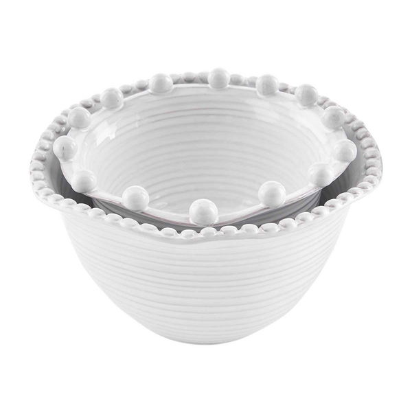 Mud Pie Beaded Side Bowl Set