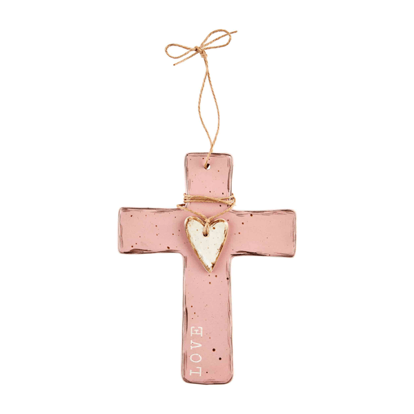 The Porch Mud Pie Ceramic Cross