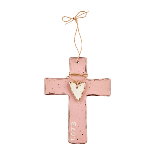 The Porch Mud Pie Ceramic Cross