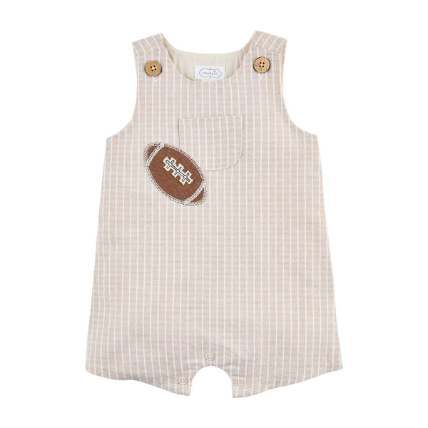 Mud Pie Football Baby Shortall 3-6 Months