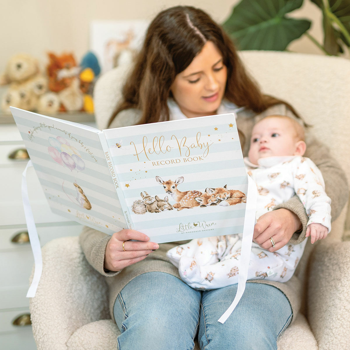Wrendale Designs Hello Baby Record Book