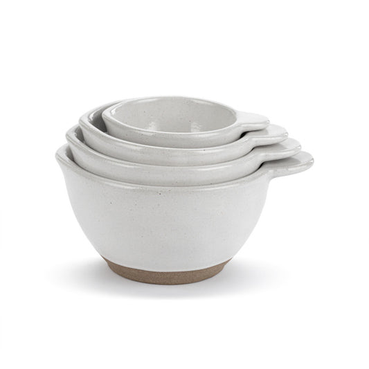 Demdaco White Gather 'Round Measuring Cups