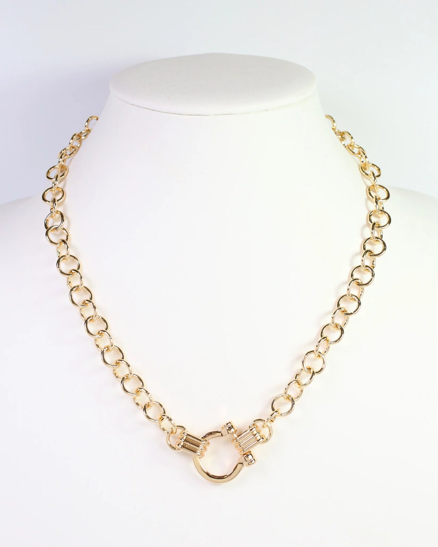 Caroline Hill Derry Horsebit Link Necklace
