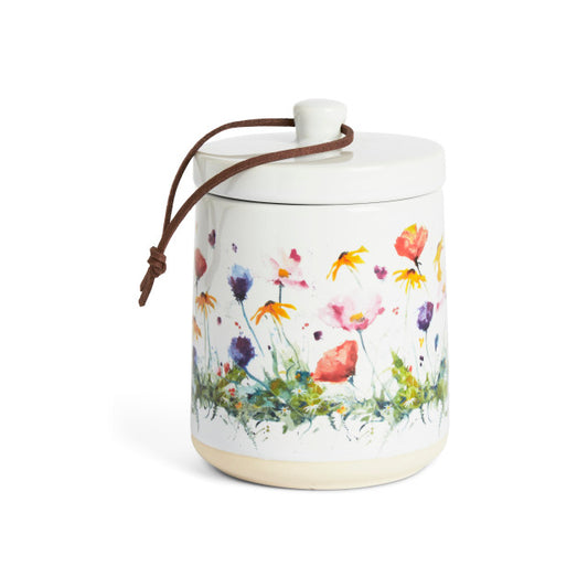 Demdaco Wildflowers Candle with Lid Himalayan Citrus